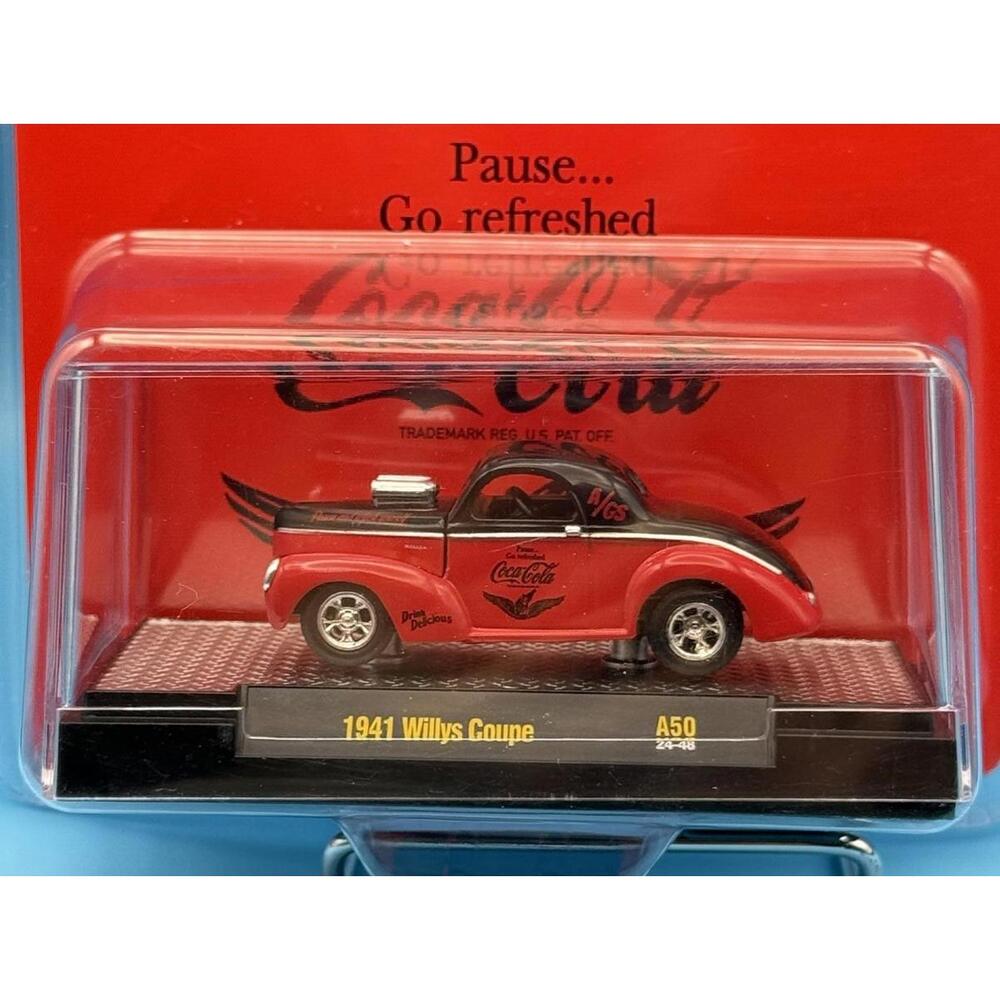 M2‎ Machines Coca-Cola Release 1941 Willy's Coupe A50 24-48 (Sealed)
